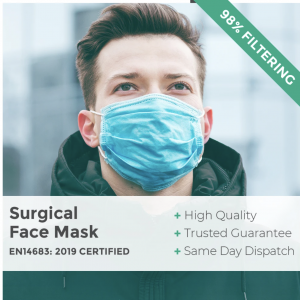 Type IIR 98% Filtering Surgical Face Mask
